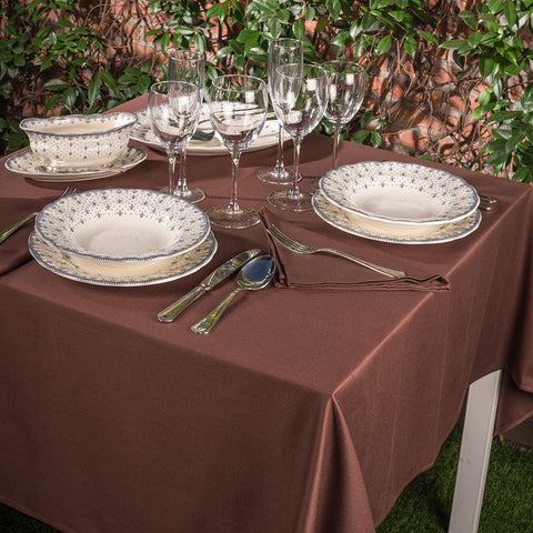 Mantel-Servilletas-Roma-Algodon-hosteleria-marron-2