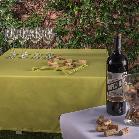 Mantel-Servilletas-Roma-Algodon-hosteleria-verde-pistacho-3