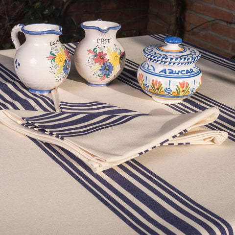 Mantel-Servilletas-Rosellon-Algodon-hosteleria-azul-3