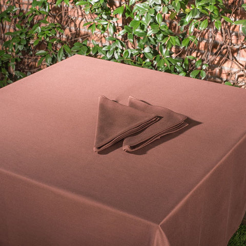 Mantel-Servilletas-Saten-hosteleria-marron