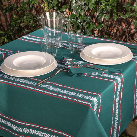 Mantel-Servilletas-Vasca-Algodon-hosteleria-verde-6